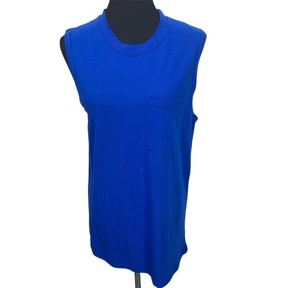 Open Trail Blue Men’s Size Medium Muscle Style Tank‎ Top - Picture 1 of 9